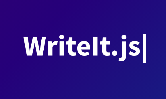 WriteIt.js | Text writing library
